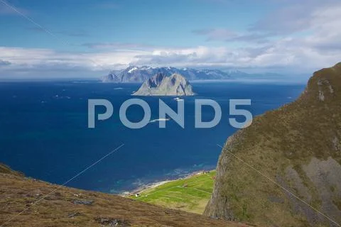 Lofoten scenery Stock Photos
