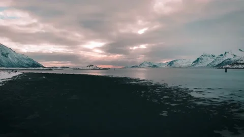Lofoten sunset Stock Footage 228674137