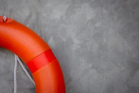 Loft background and rescue ring It is an ideal background for tourism, leisur Stock Photos