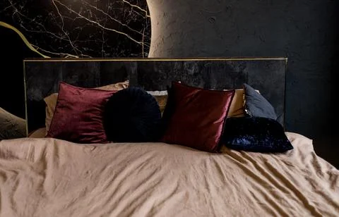 Loft Bedroom. Stock Photos