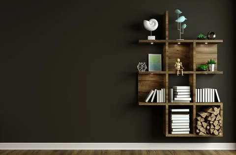 Loft interior background white new light wall Stock Illustration