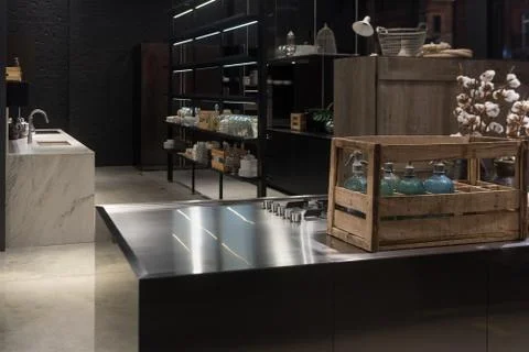 Loft Kitchen Foto stock