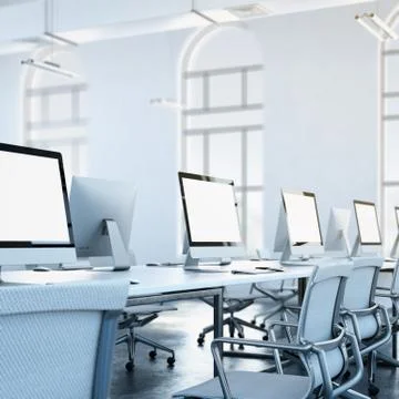 Loft studio. 3d rendering Ilustração Stock