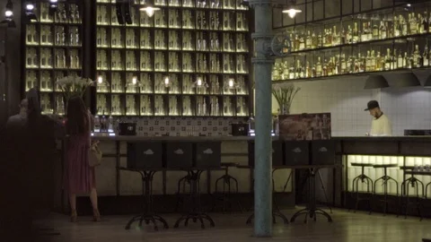 Loft Style Restaraunt 스톡 동영상 97156409