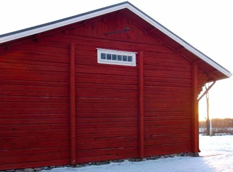 Log building Stock Photos
