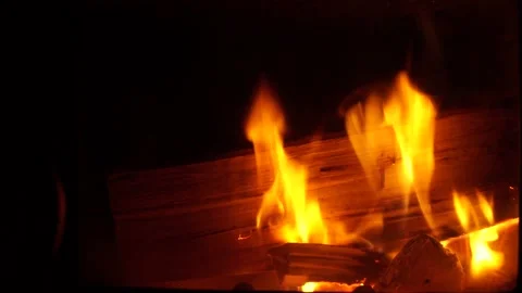 Log burner 1 Video stock 167705385