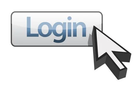 Log in button illustration design 스톡 일러스트