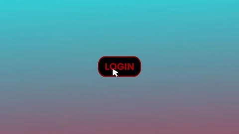 LOG IN button pressed on computer screen by cursor pointer mouse illustrati.. Stock Illustration