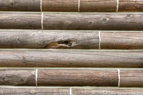 Log cabin background Stock Photos