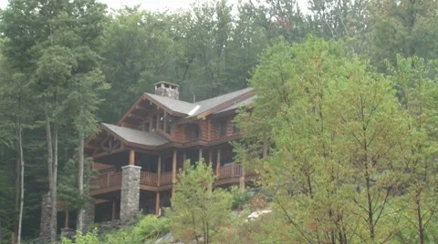 Log Cabin 스톡 동영상 8601122
