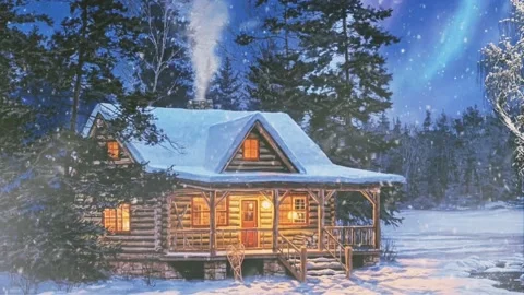 Log cabin Stock Footage 231635133