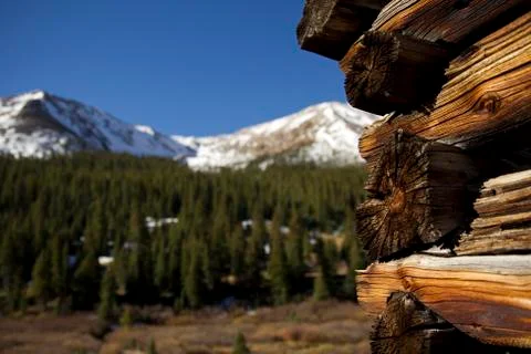 Log Cabin 스톡 사진