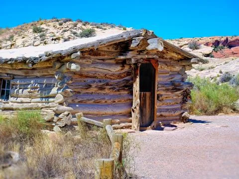 Log Cabin Foto stock