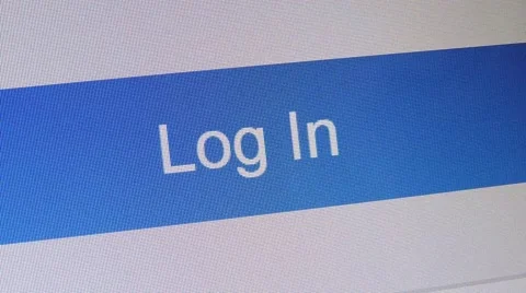 Log in. computer screen, pc using Stock Footage 50767718