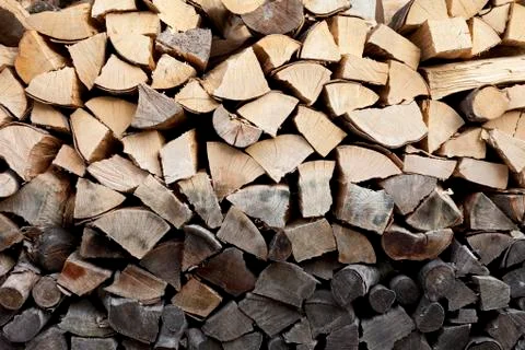 Log fire background Stock-Fotos