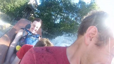 Log Flume Stock Footage 81677528