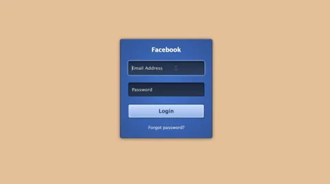 Log in Form, sign in form, registration video animation Stock Footage 46952651