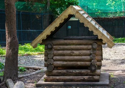 Log-hut Stock Photos