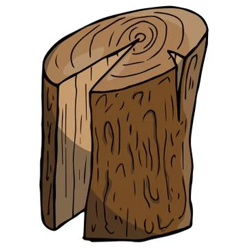 Log icon. Stock Illustration