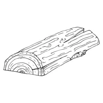 Log icon. Stock Illustration