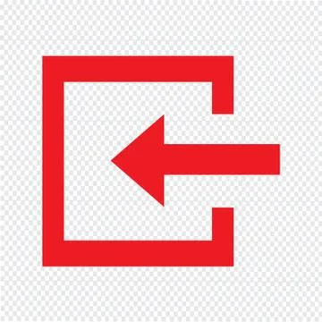 Log In icon vector illustration Stock Illustration