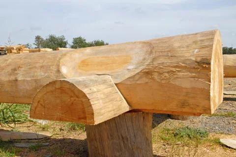 Log Joinery Foto stock