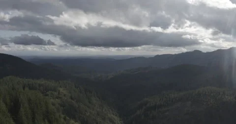 LOG Landscape Drone Shot Stock Footage 306414901