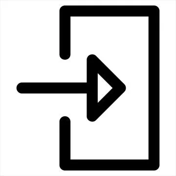 Log line icon vector illustration isolated on white background Illustrazione stock