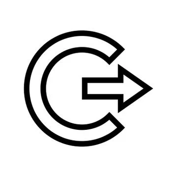 Log Out Account Icon Stock Illustration