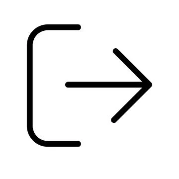 Log Out Icon Design nice to see Stock Illustration