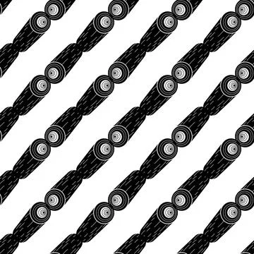 Log pattern seamless vector Stock Illustration