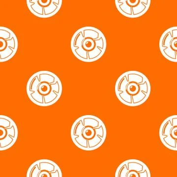 Log pattern vector orange Illustrazione stock
