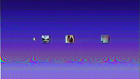Log In Ruined Computer Retro 4K UHD Stock Footage 312410458