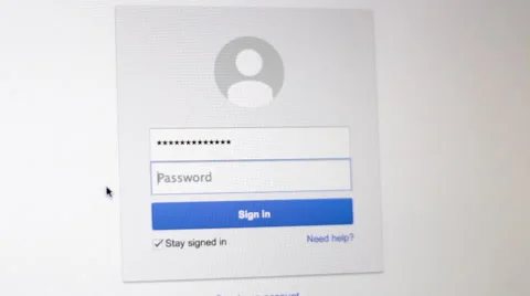 Log In Username and Password 스톡 동영상 42612507