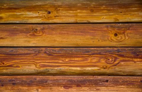 Log wall background Stock Photos