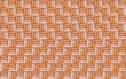 Log wall pattern bright natural background horizontal vertical lines chess or Illustrazione stock