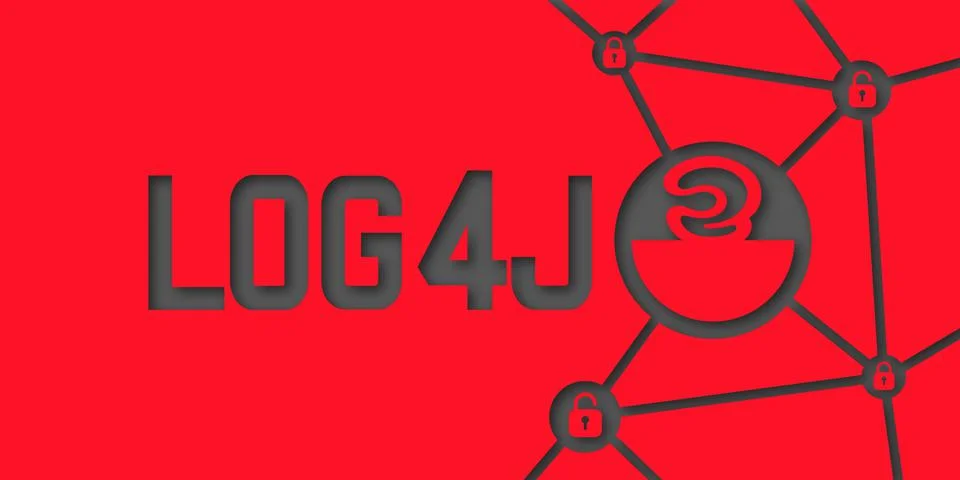 Log4J security vulnerability. Log4Shell. Java problem concept. イラスト素材