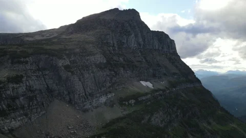 Logan Pass Going To The Sun Road in Glacier National Park P2 of 6 Stock Footage 160066425
