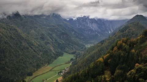 Logar Valley, Slovenia Stock Footage 174474040