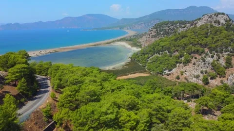 Loggerhead turtle spawning site Iztuzu Beach. Turkey. 库存影片 252598992