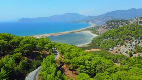 Loggerhead turtle spawning site Iztuzu Beach. Turkey. Vídeo Stock 252600398