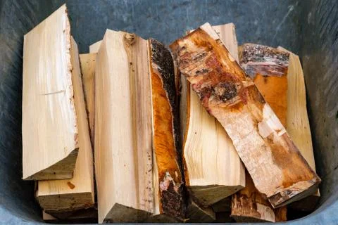 Logging firewood. Stock Photos