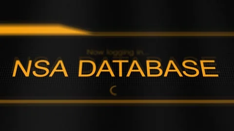 Logging into a NSA Database - Conspiracy Concept Video stock 328024139