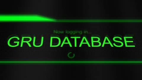 Logging into a Russian GRU Database - Conspiracy Concept0 Stock Illustration