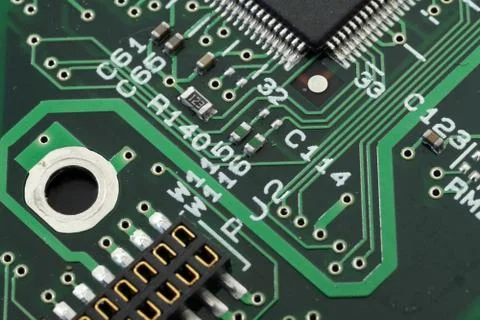 Logic board Foto stock