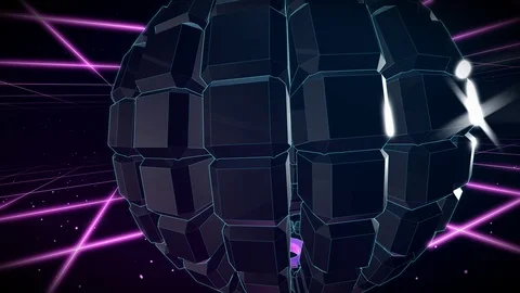 Logic Looping Animation Stock Footage 73652995