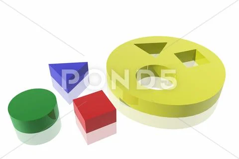 Logic toy Stock Illustration