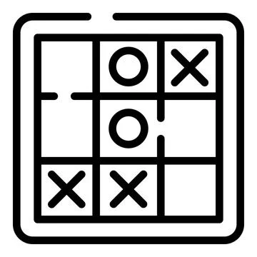 Logical game icon outline vector. Logic activity イラスト素材
