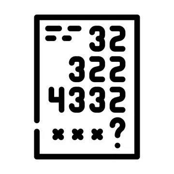 Logical tasks line icon vector illustration black 스톡 일러스트