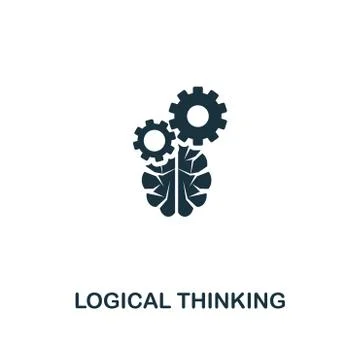 Logical Thinking icon. Premium style design from personality icon collection Stock Illustration